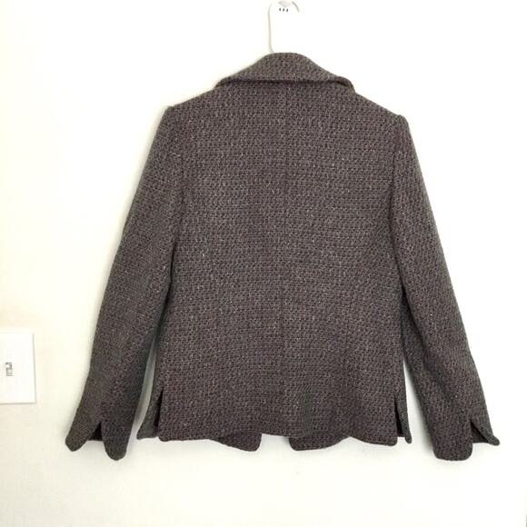 Ellen Tracy Women's Fashion Gray Wool Blazer Size 6 | Style TEMU9889 Calypso - Picture 2 of 10